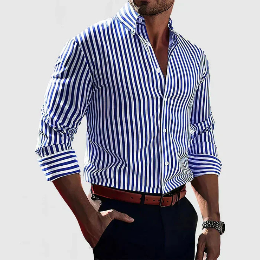 Montivre | Slim Fit Striped Shirt