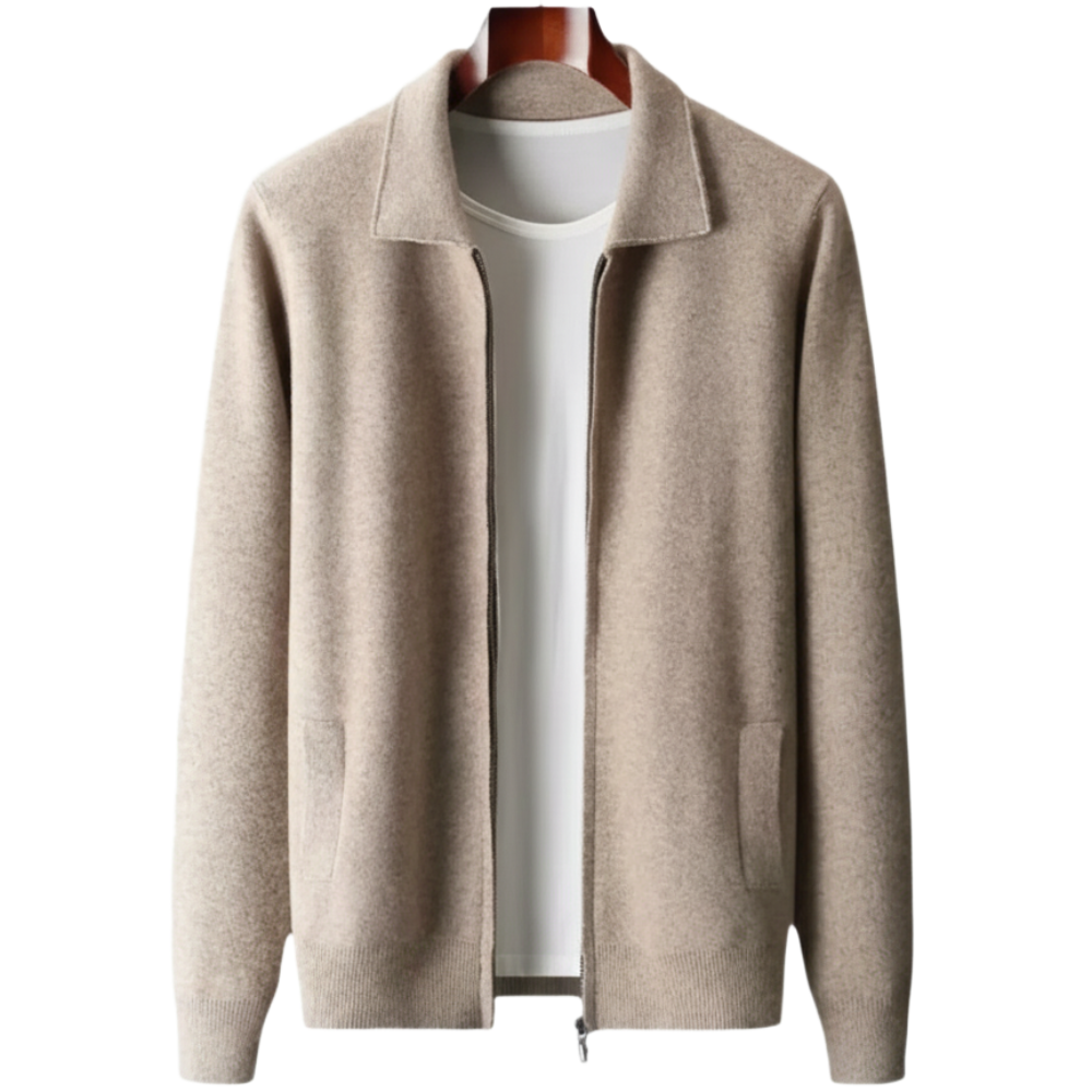 Montivre | Premium Wool Zip Cardigan