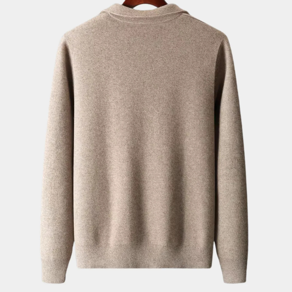 Montivre | Premium Wool Zip Cardigan