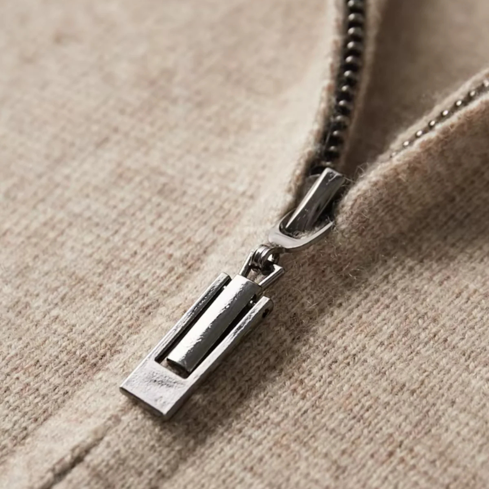 Montivre | Premium Wool Zip Cardigan