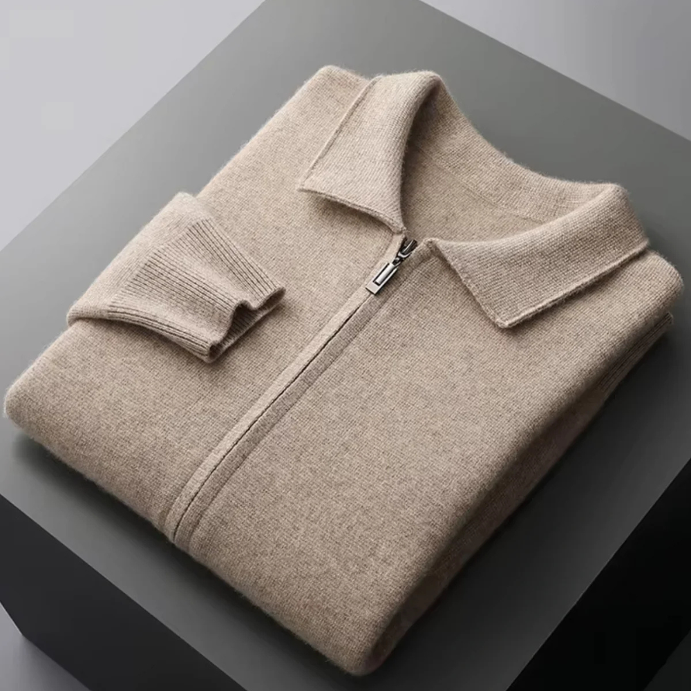 Montivre | Premium Wool Zip Cardigan