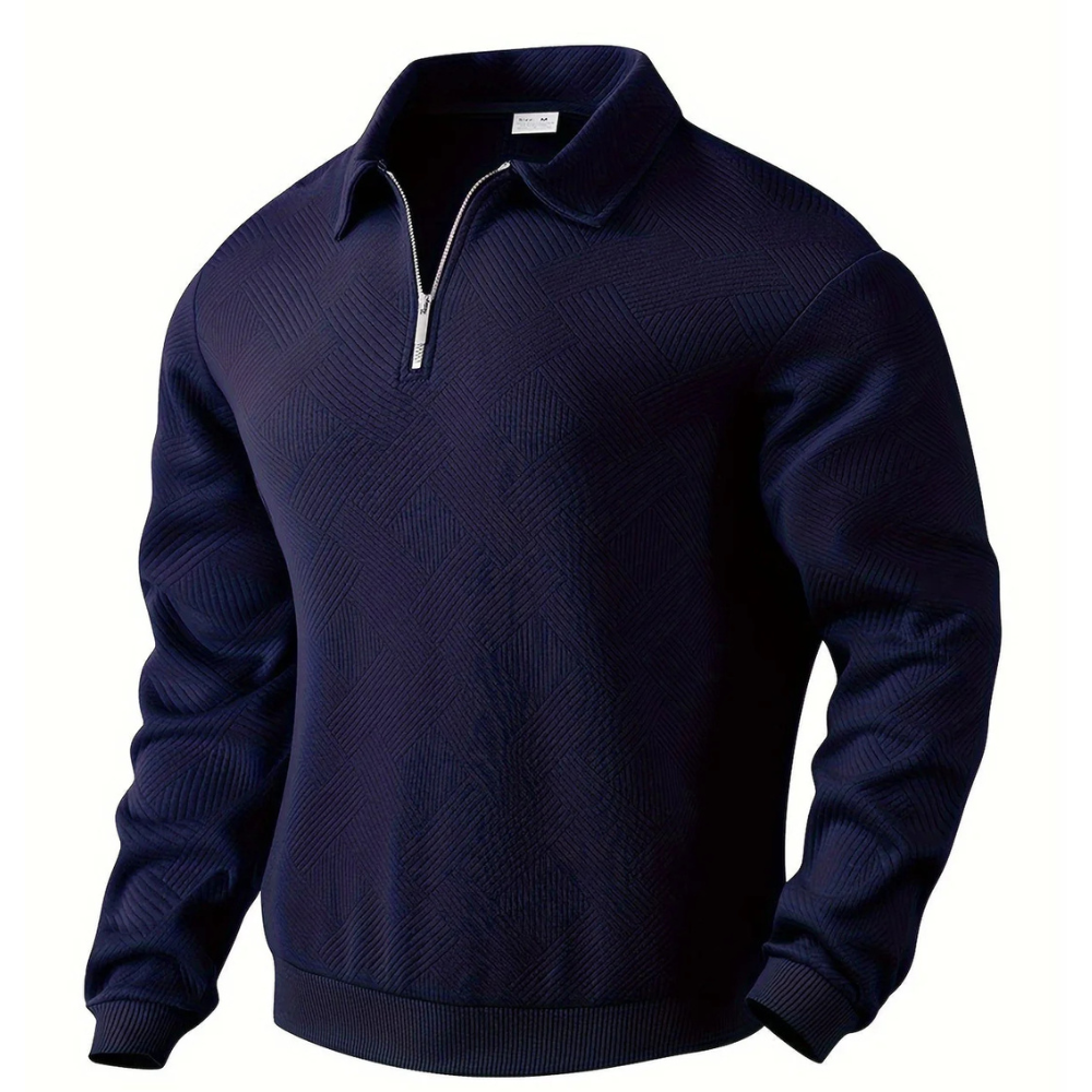 Montivre | Textured Zip-sweater