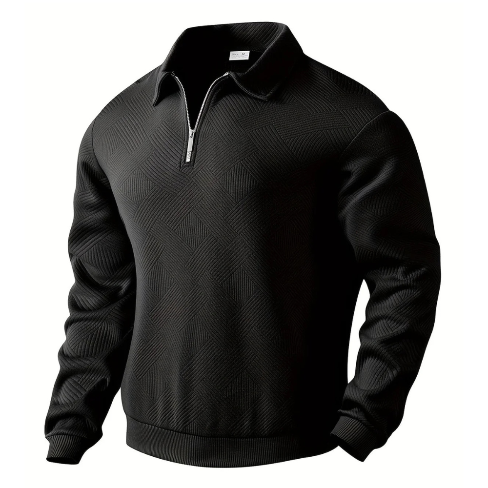 Montivre | Textured Zip-sweater