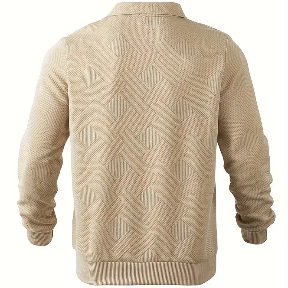 Montivre | Textured Zip-sweater