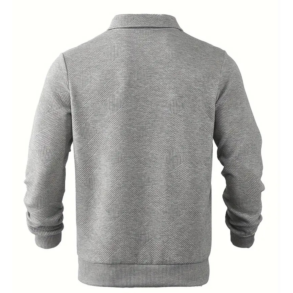 Montivre | Textured Zip-sweater