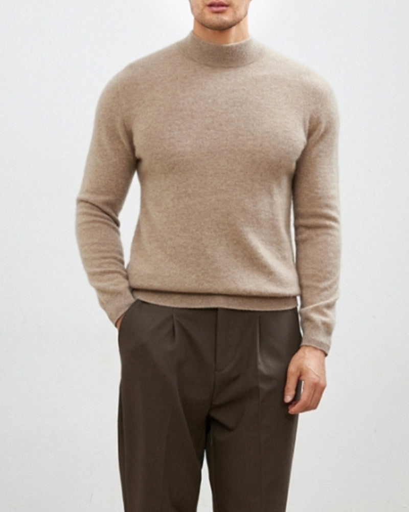 Montivre | Cashmere Wool High Crewneck