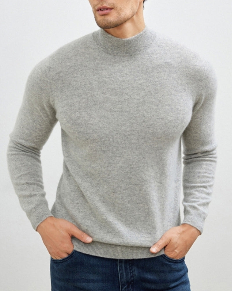 Montivre | Cashmere Wool High Crewneck