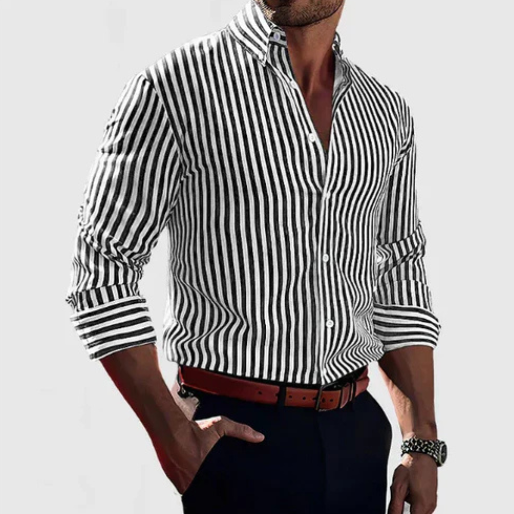 Montivre | Slim Fit Striped Shirt