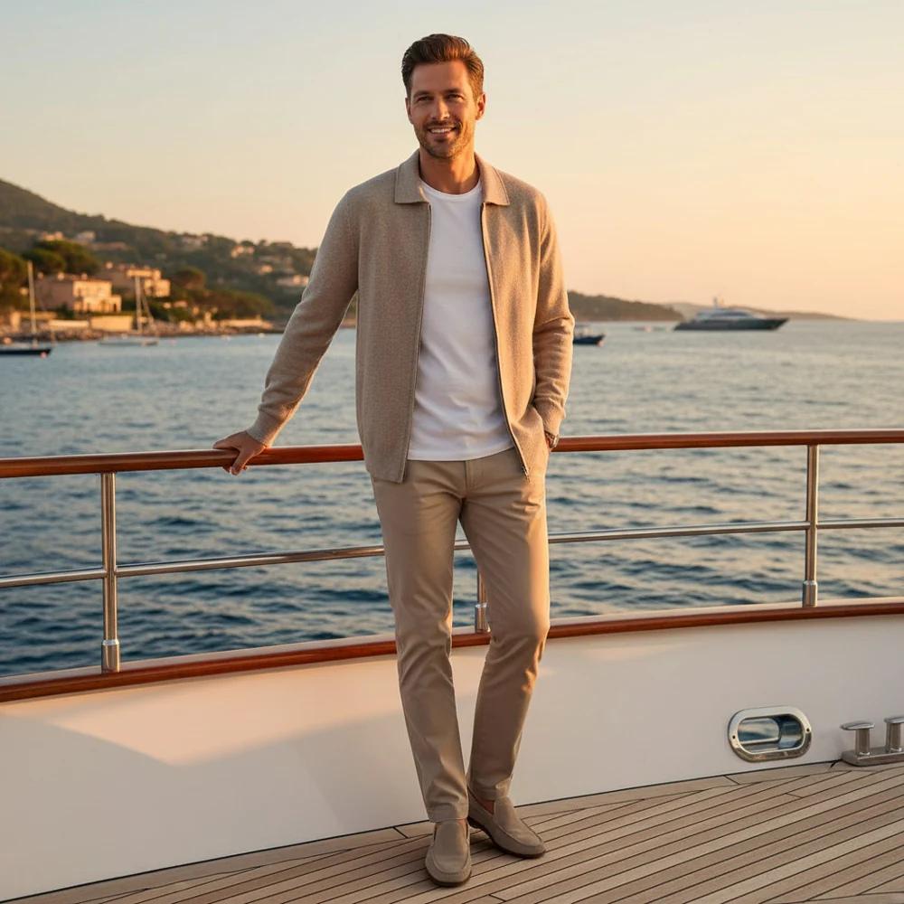 Montivre | Premium Wool Zip Cardigan