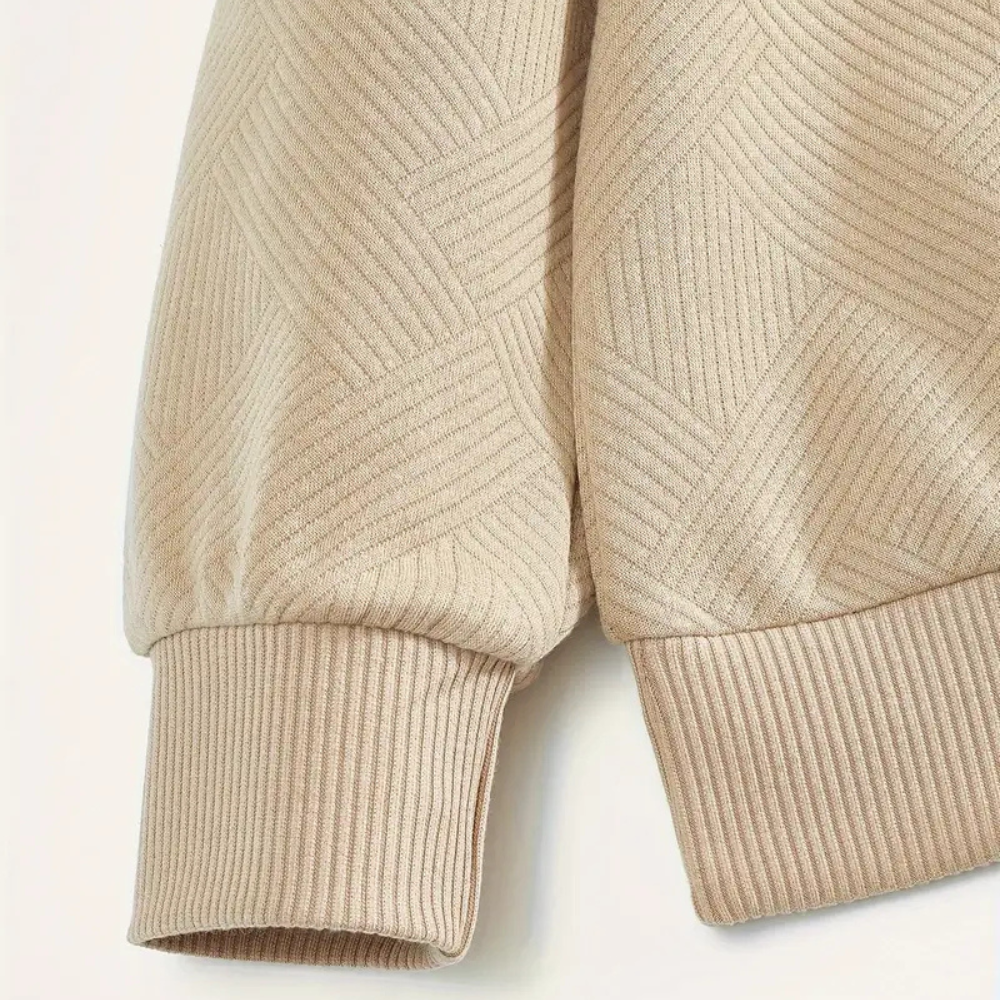 Montivre | Textured Zip-sweater