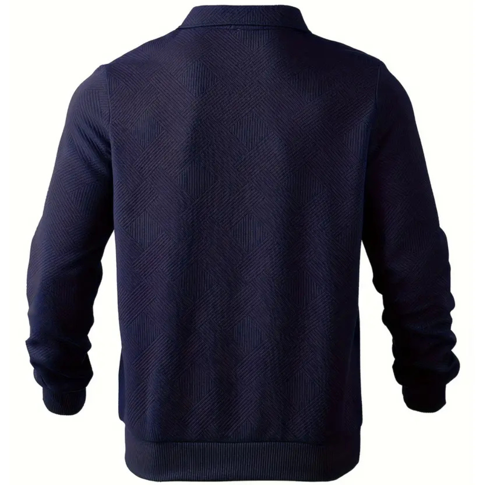 Montivre | Textured Zip-sweater